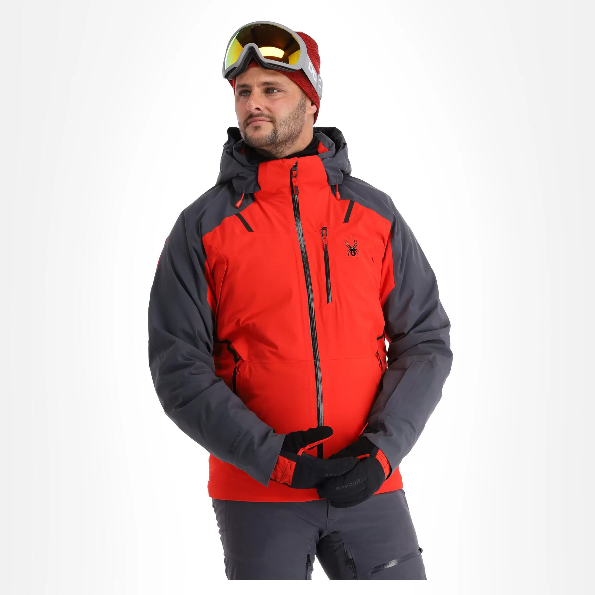 Spyder, Vanqysh Gtx Ski Jacket Men Volcano Red 6 Spyder, Vanqysh Gtx Ski Jacket Men Volcano Red - Image 4