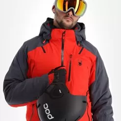 Spyder, Vanqysh Gtx Ski Jacket Men Volcano Red 11 Spyder, Vanqysh Gtx Ski Jacket Men Volcano Red -Ski Online Store spyder vanqysh gtx aa jas gevoerd heren volcano rood 22spyde130v4 BI 05
