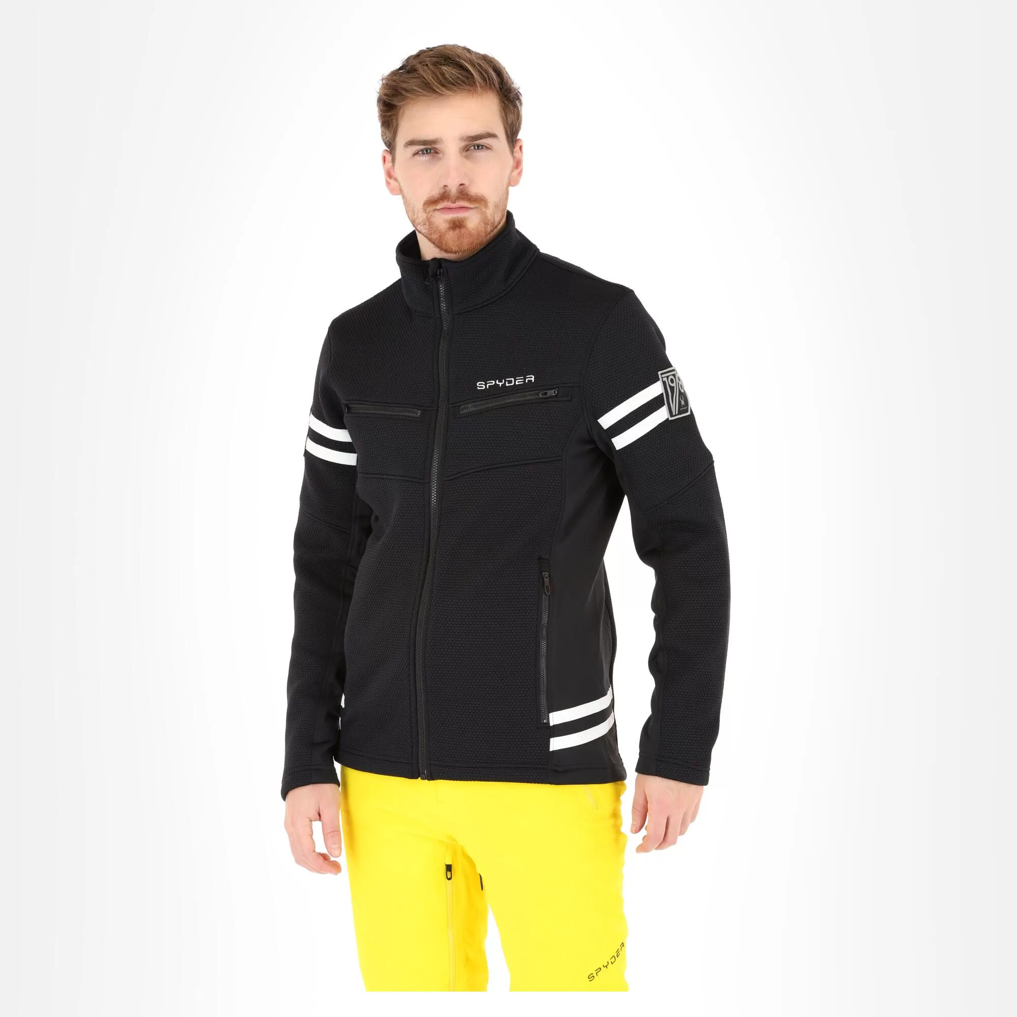 Spyder, Wengen Encore Full Zip Jacket Men Black 5 Spyder, Wengen Encore Full Zip Jacket Men Black - Image 3