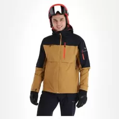 Sun Valley, Darkyl Ski Jacket Men Camel Brown -Ski Online Store sun valley darkyl aa jas gevoerd heren camel bruin 22suva101v1 BI 04