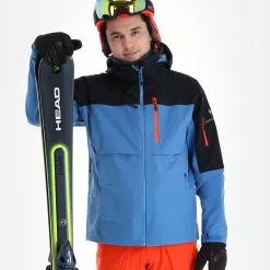 Sun Valley, Darkyl Ski Jacket Men Cyan Blue -Ski Online Store sun valley darkyl aa jas gevoerd heren cyan blauw 22suva101v2 BI 05