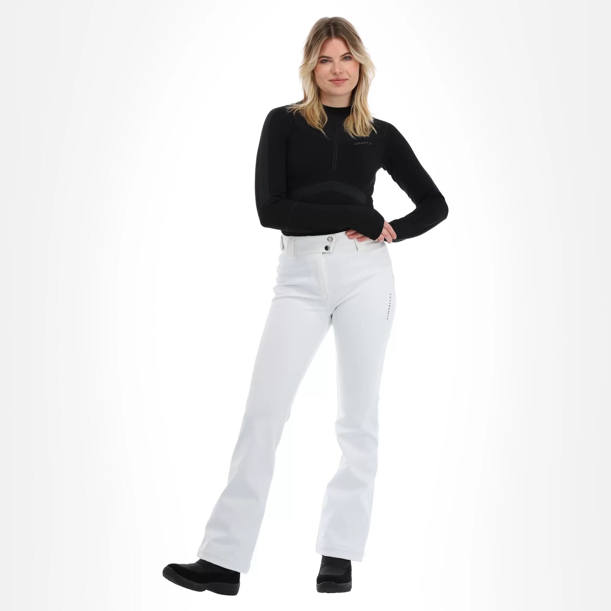 Sun Valley, Irimo Softshell Ski Pants Women White 3 Sun Valley, Irimo Softshell Ski Pants Women White