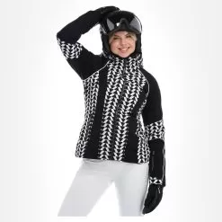 Sun Valley, Kratch Ski Jacket Women Black 10 Sun Valley, Kratch Ski Jacket Women Black -Ski Online Store sun valley kratch aa jas gevoerd dames zwart 22suva109v1 BI 04
