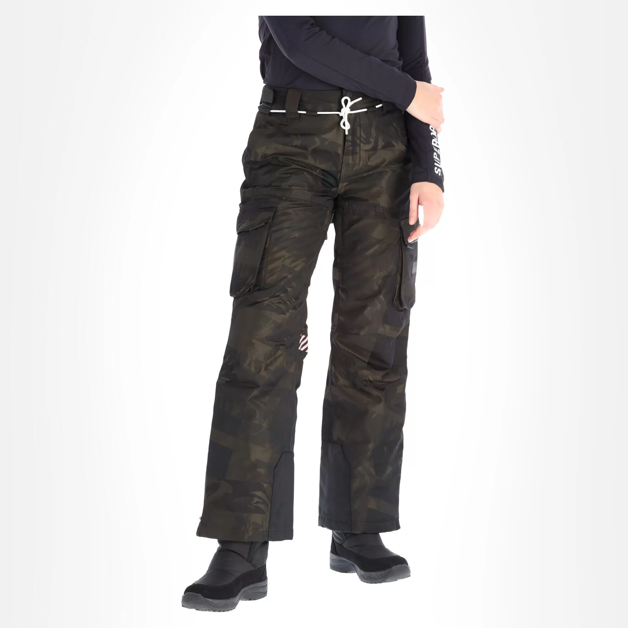 Superdry, Freestyle Cargo Pant Ski Pants Women Camo Green 7 Superdry, Freestyle Cargo Pant Ski Pants Women Camo Green - Image 5