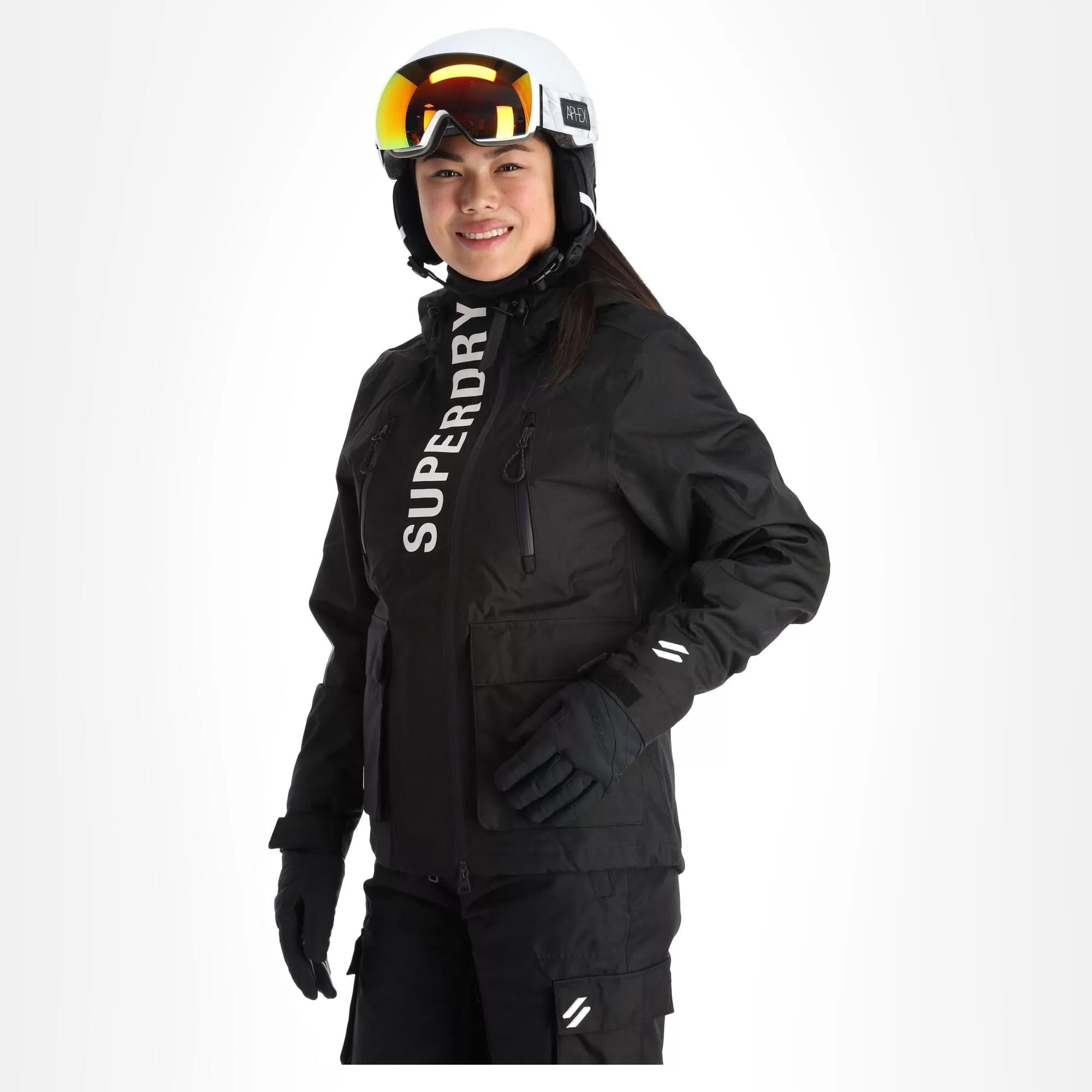 Superdry, Rescue Jacket Ski Jacket Women Black 6 Superdry, Rescue Jacket Ski Jacket Women Black - Image 4