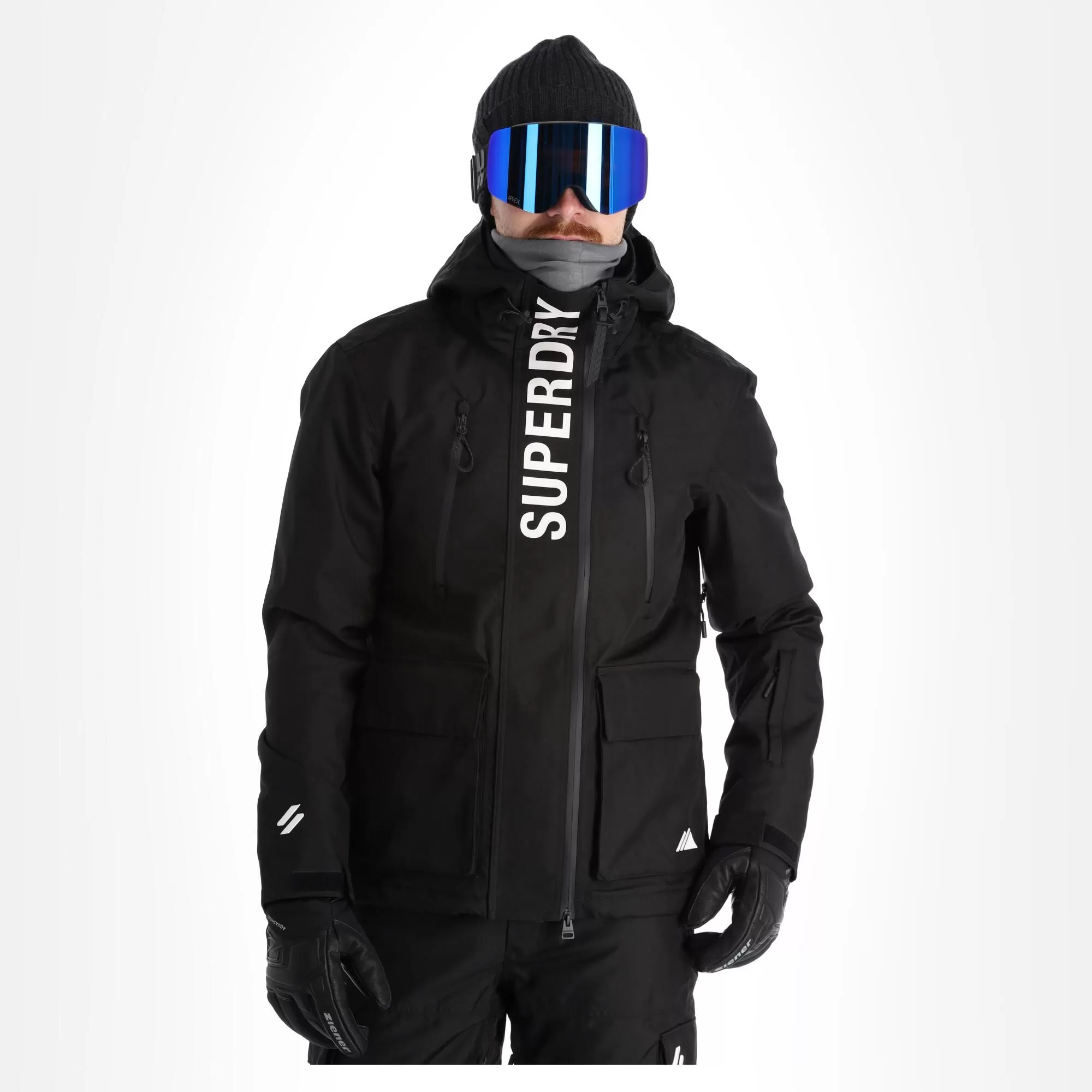 Superdry, Rescue Jacket Ski Jacket Men Black 4 Superdry, Rescue Jacket Ski Jacket Men Black - Image 2