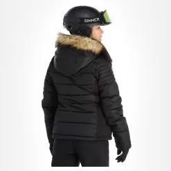 Superdry, Snow Luxe Puffer Ski Jacket Women Black -Ski Online Store superdry snow luxe puffer ad midlayer dons jas dames zwart 22super110v2 BI 03