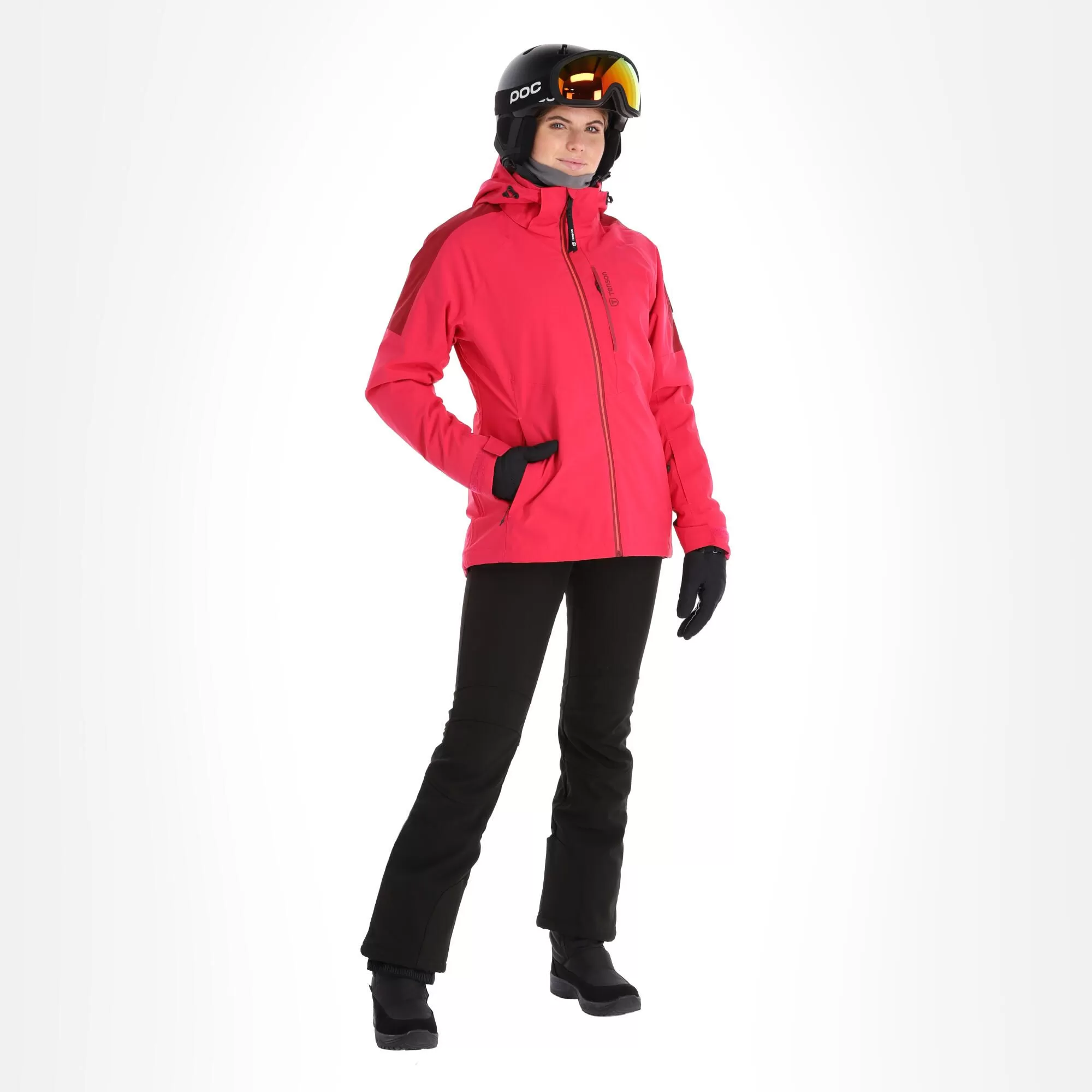 Tenson, Core Ski Jacket Ski Jacket Women Cerise Red 3 Tenson, Core Ski Jacket Ski Jacket Women Cerise Red