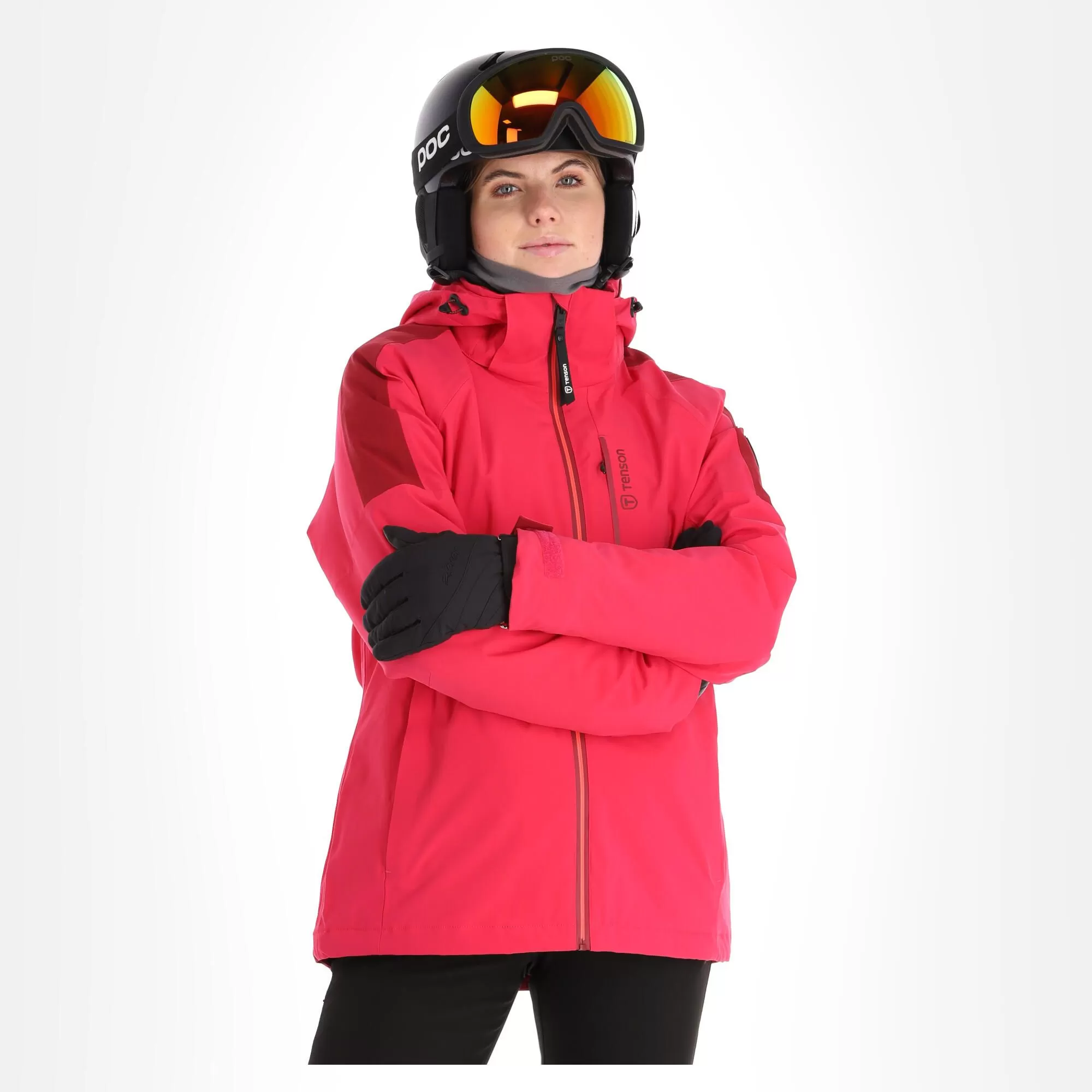 Tenson, Core Ski Jacket Ski Jacket Women Cerise Red 6 Tenson, Core Ski Jacket Ski Jacket Women Cerise Red - Image 4