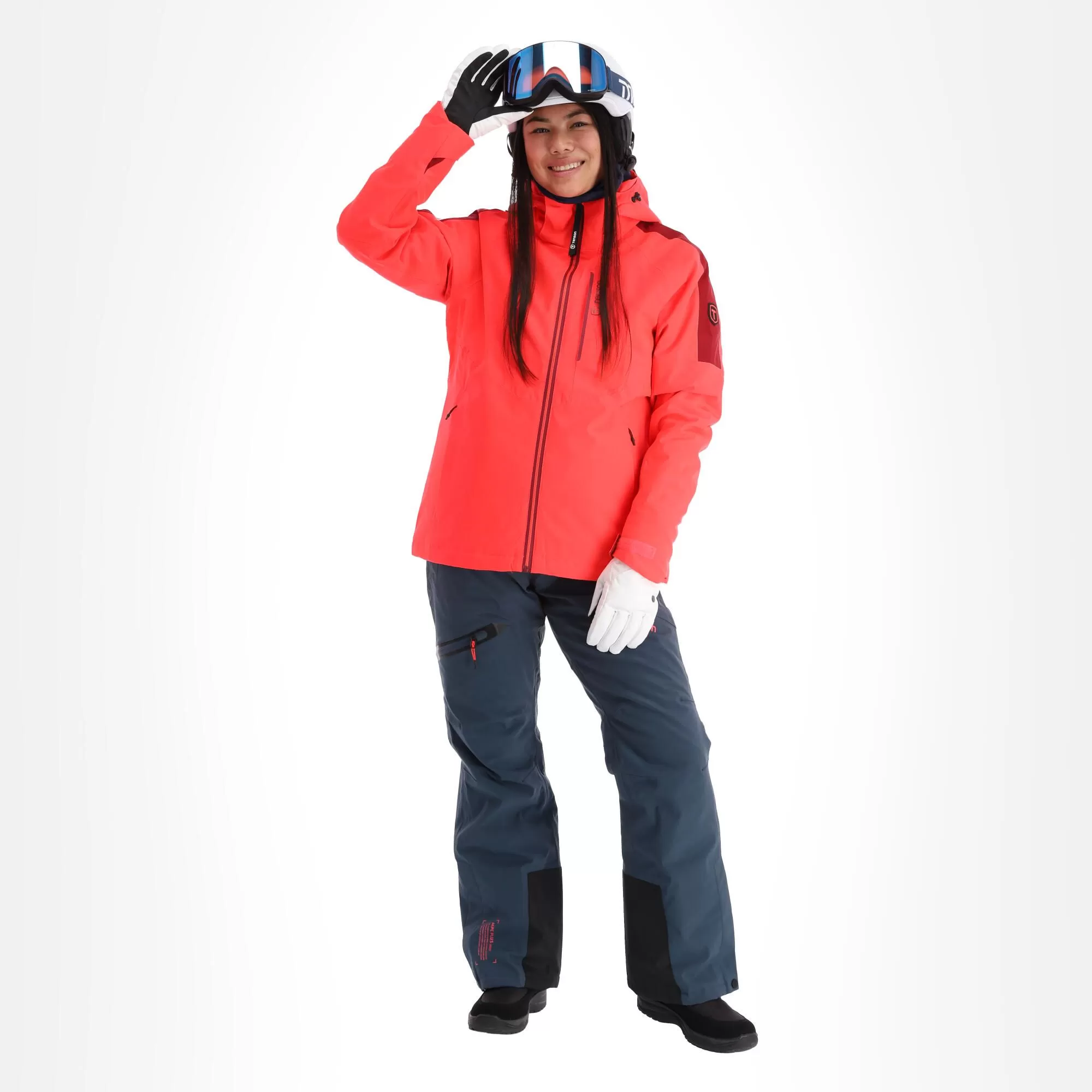 Tenson, Core Ski Jacket Ski Jacket Women Coral Pink 3 Tenson, Core Ski Jacket Ski Jacket Women Coral Pink