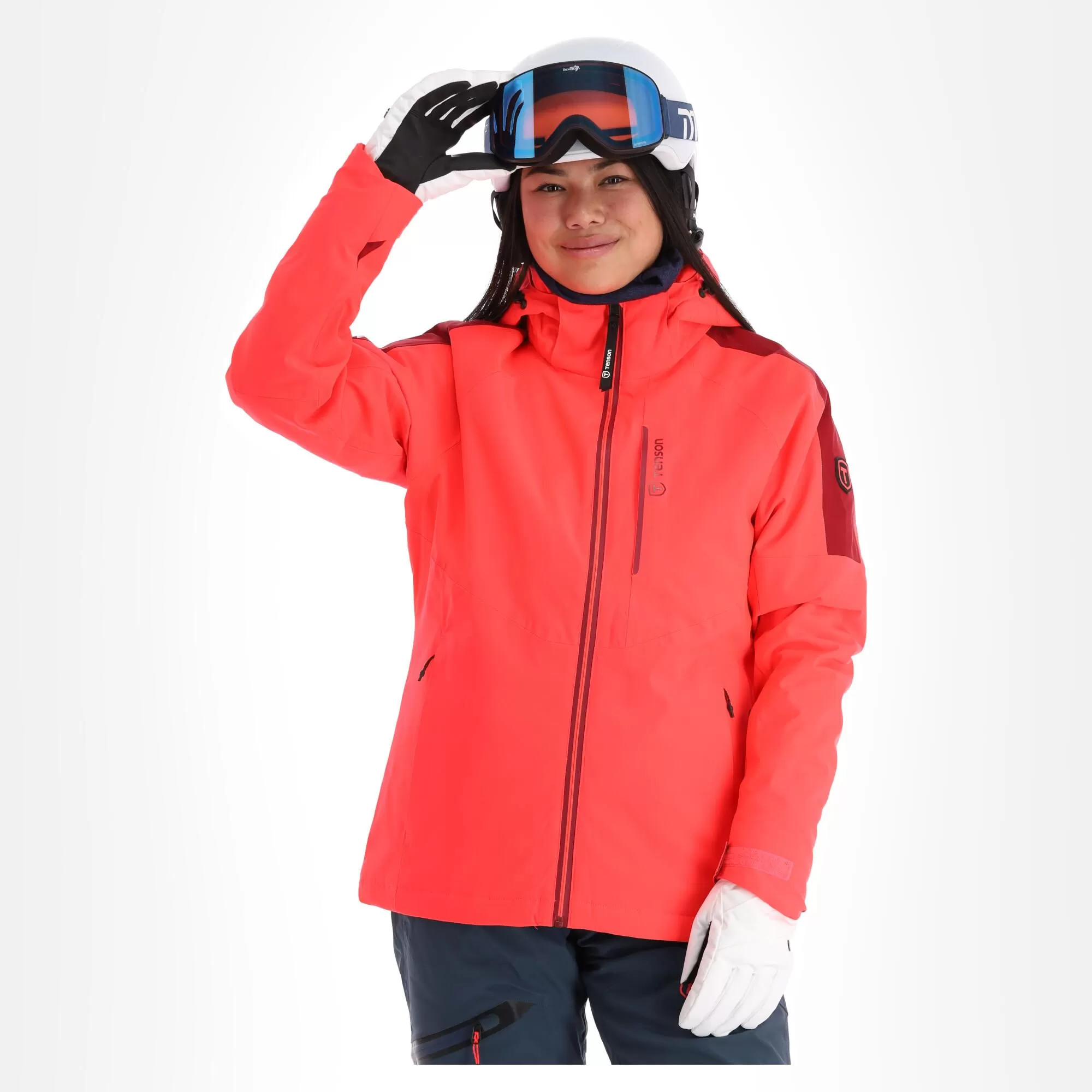 Tenson, Core Ski Jacket Ski Jacket Women Coral Pink 4 Tenson, Core Ski Jacket Ski Jacket Women Coral Pink - Image 2