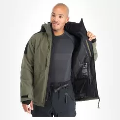 Tenson, Core Ski Jacket Ski Jacket Men Olive Green -Ski Online Store tenson corepc plus jkt aa jas gevoerd heren olive groen AA11ten101d BI 05