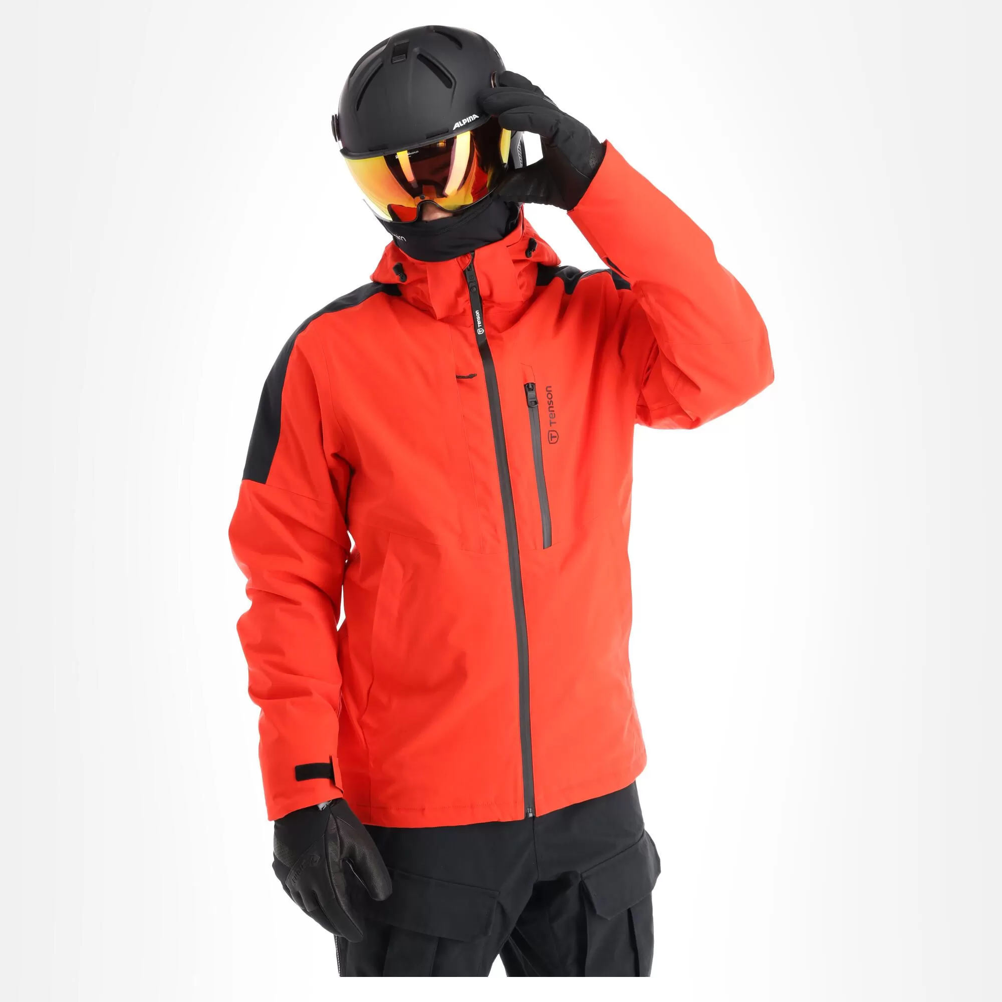 Tenson, Core Ski Jacket Ski Jacket Men Orange 4 Tenson, Core Ski Jacket Ski Jacket Men Orange - Image 2