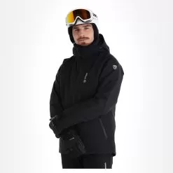 Tenson, Yoke Ski Jacket Ski Jacket Men Black -Ski Online Store tenson yoke ski jacket aa jas gevoerd heren zwart 22tenso110v3 BI 04
