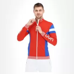 Unleash Your Nature, Natyon Norway Ow Knitted 2Nd Layer Full Zip Jacket Men Red -Ski Online Store unleash your nature natyon norway ow knitted 2nd layer vest heren EA10uyn014a BI 02