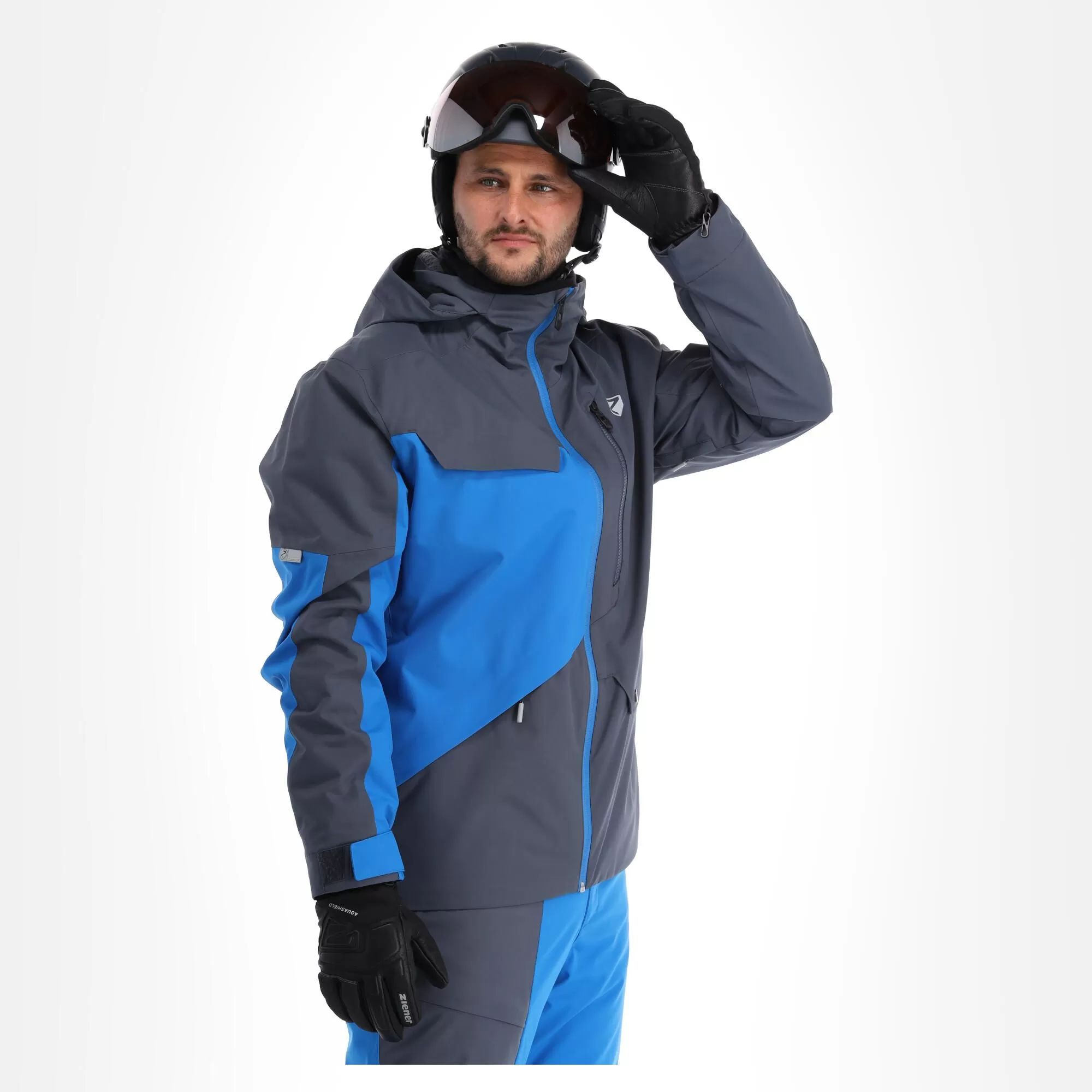 Ziener, Tungua Ski Jacket Men Ombre Grey 6 Ziener, Tungua Ski Jacket Men Ombre Grey - Image 4