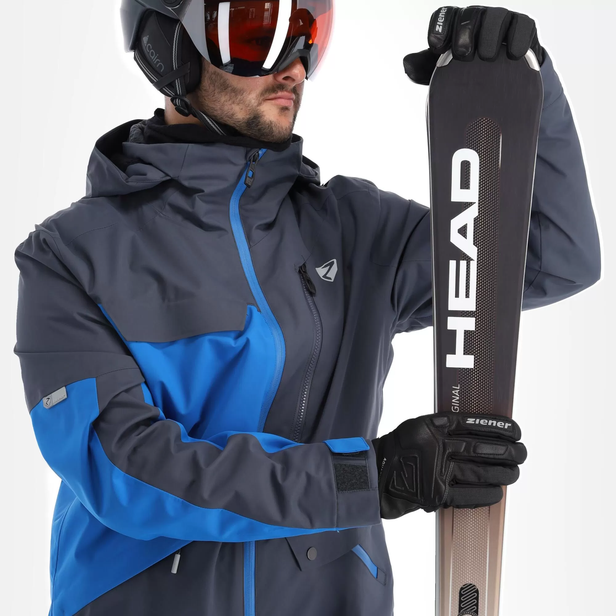 Ziener, Tungua Ski Jacket Men Ombre Grey 7 Ziener, Tungua Ski Jacket Men Ombre Grey - Image 5